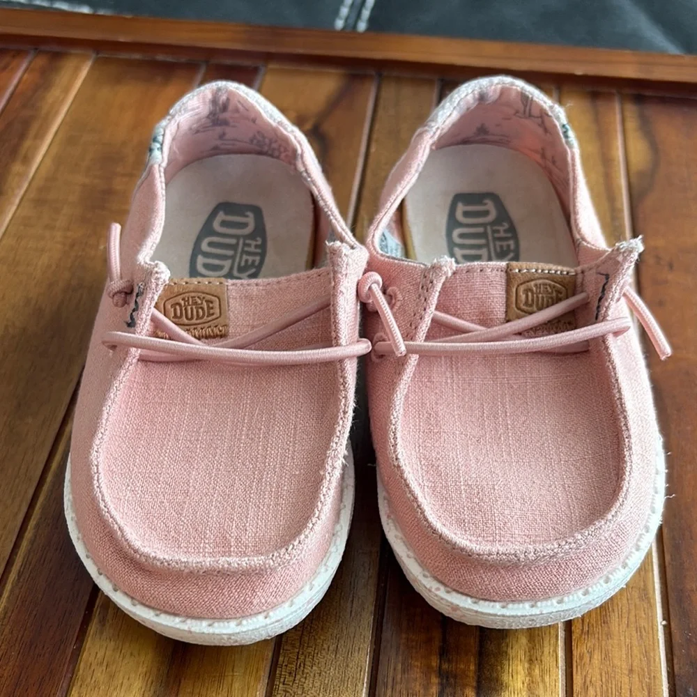 Hey Dude Pink Wendy Casual Slip-On